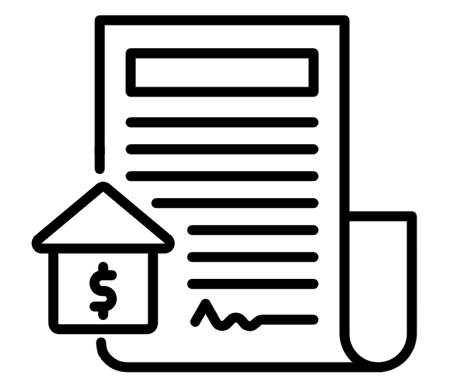 Icon - mortgage with house icon